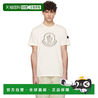 Moncler 盟可睐 男士 灰白色 S/S T恤 K10918C0000489A17