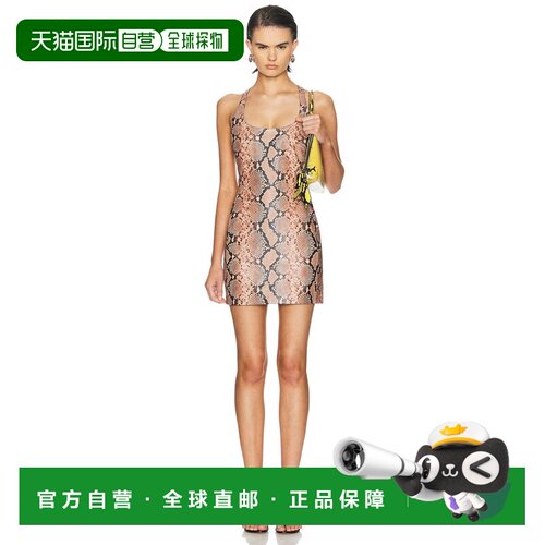 The Attico 女士 Reptile 迷你连衣裙 261WCA00532