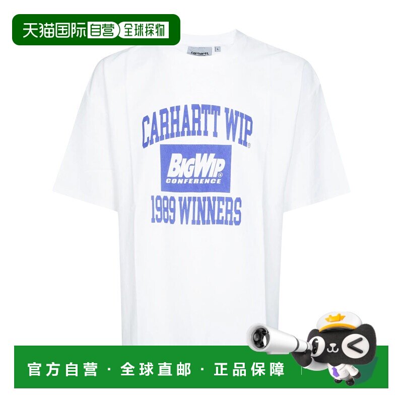 CARHARTT WIP 男士T恤 I0372640260 AW2026 白色 【付后1h可退】图片