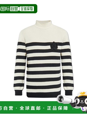 BALMAIN 男士针织衫 FH1KF12170KIGKP AW2025 白色 Marinire Swea