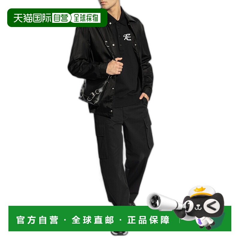 GIVENCHY 男士夹克 BM01AX144C001 CO 黑色 刺绣外套