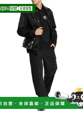 GIVENCHY 男士夹克 BM01AX144C001 CO 黑色 刺绣外套