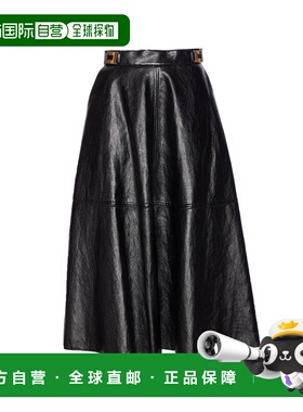 1h可退 潮奢 Elisabetta Franchi 女士 徽标牌中长半身裙 GO13656