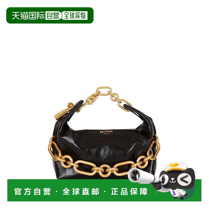 1h可退 BALMAIN 女士手提包 FN1AD001LBFO0PA AW2025 黑色 Balmai