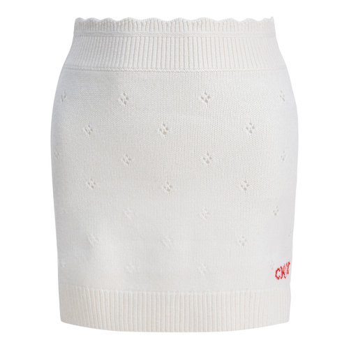 香港直邮CHLOÉ 女士半身裙 CH25WMJ06590107WHITE AW2025 白色