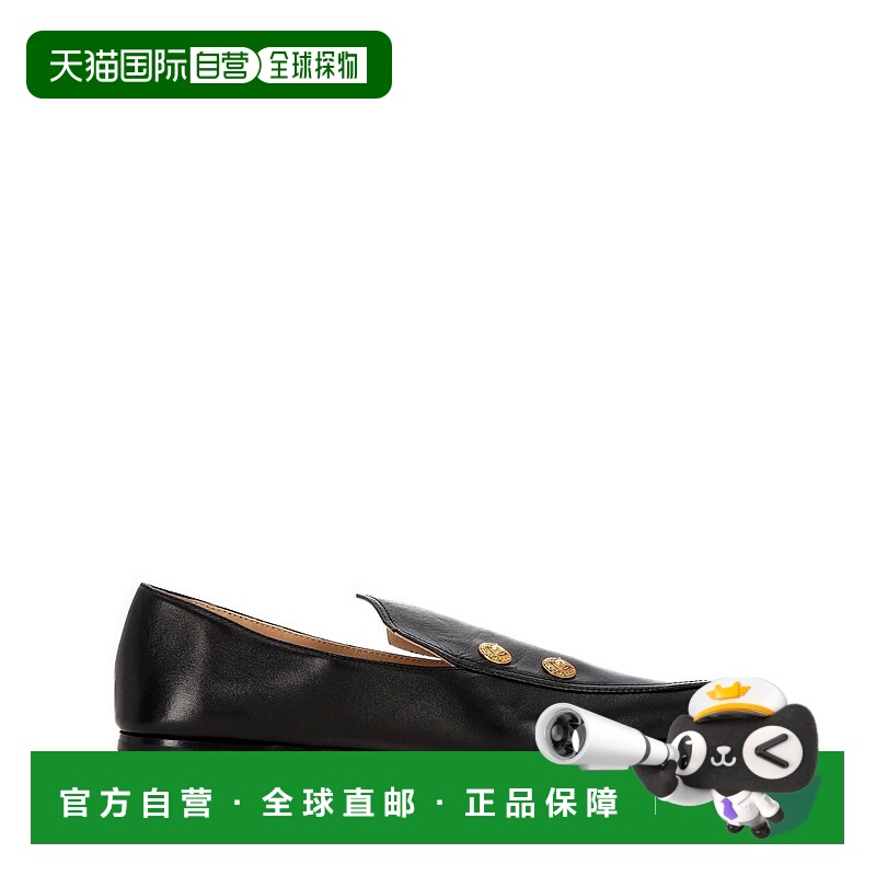 CHLOÉ 女士芭蕾乐福鞋 25W14RUT001 AW2025 黑色