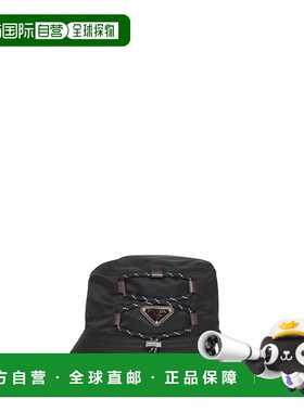 PRADA 男士帽子 2HC1372HE1F0002 SS2026 黑色