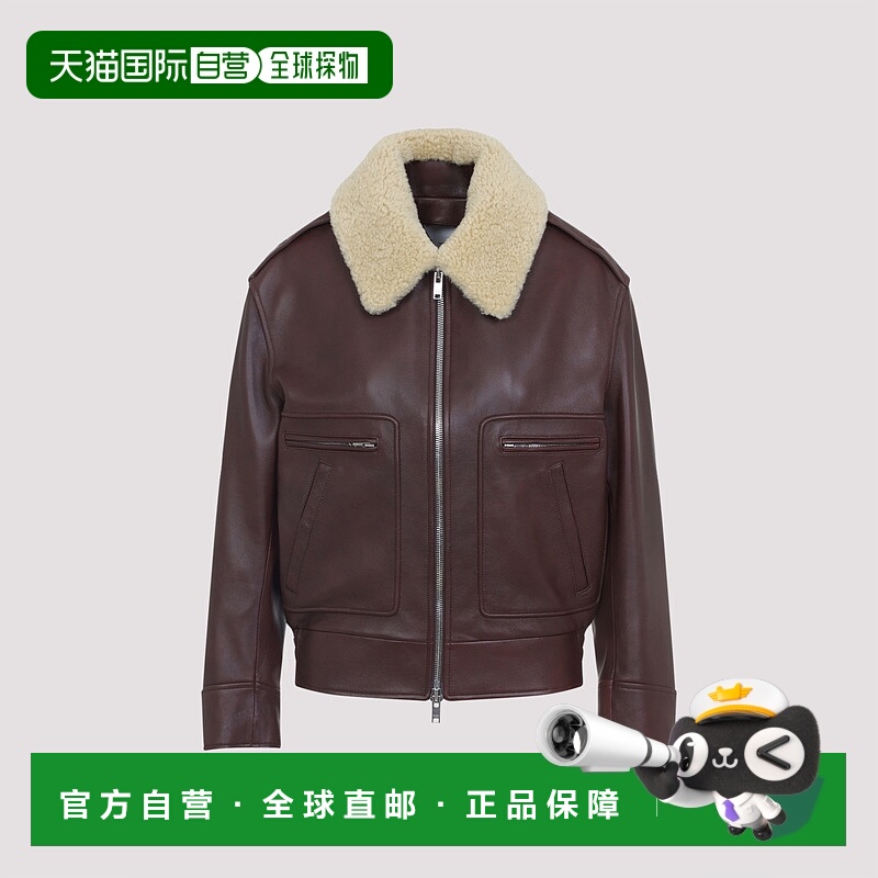 1h可退 潮奢 Bottega Veneta 葆蝶家 女士 皮革束腰短夹克 832380