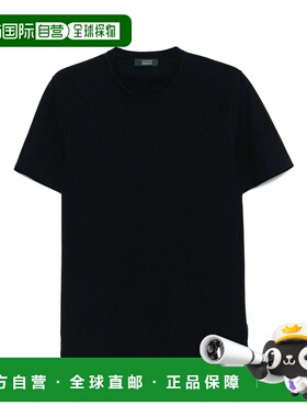 ZANONE 男士T恤 815194ZG380Z0542-0 SS2025 蓝色