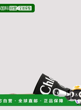 CHLOÉ 女士凉鞋 CHC22U188Z3001-0 SS2024 黑色 Chloe Woody Open