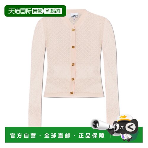 GANNI 女士针织衫 A1160007500 AW2026 花色 长袖开衫