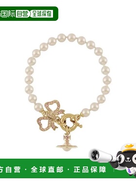 Vivienne Westwood Rigoberta 土星蝴蝶结装饰 仿珍珠 黄铜 仿水