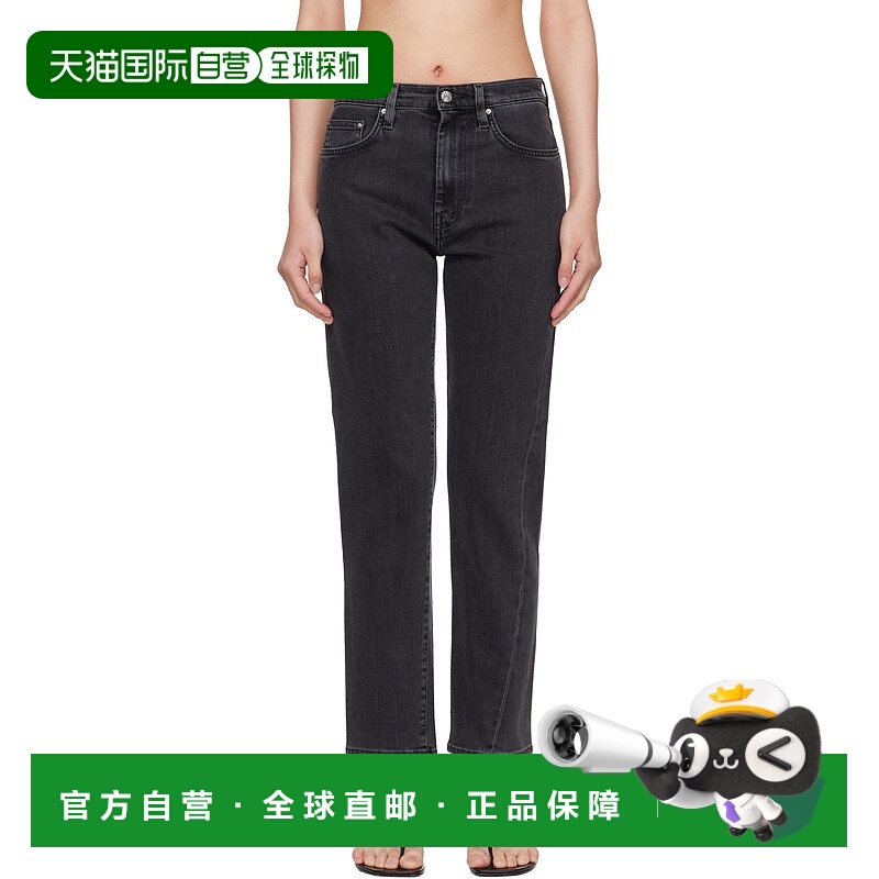 1h可退 潮奢 TOTÊME 女士 灰色扭缝牛仔裤 222232743