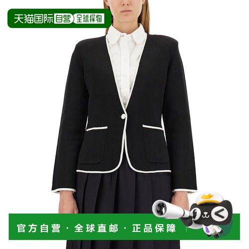 THOM BROWNE 女士外套 FKJ083B CO 黑色