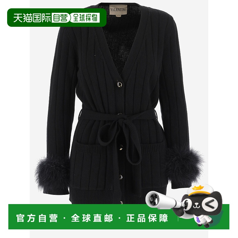 VALENTINO 女士针织衫 7B3KA11P9JP0NO AW2025 黑色