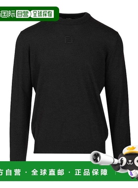 FENDI 男士针织衫 FZX091ASH3F0TY3 AW2025 灰色