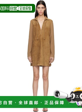 1h可退 潮奢 Tom Ford 汤姆 福特 女士 黄褐色 Lamb Suede Interl