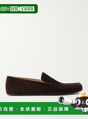 1h可退 潮奢 The Row 男士 狮子座绒面革便鞋 F2110L817一脚蹬