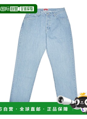 KENZO 男士牛仔裤 FE55DP4106B4DT SS2024 蓝色 纽扣拉链牛仔长裤