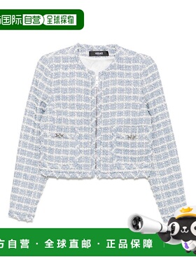 1h可退 潮奢 versace 范思哲 女士 花呢夹克 10209671A15390