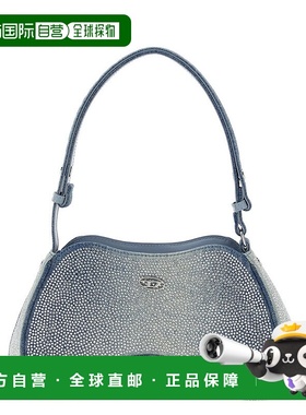 DIESEL 女士单肩包 X10201P6803H8457 AW2025 蓝色 Diesel 'Play
