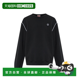 KENZO 男士卫衣 FG55SW5074MJ99J SS2026 黑色 Cotton sweatshirt