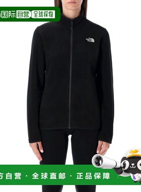 THE NORTH FACE 女士抓绒衣 AW2025 北面黑色夹克 NF0A8D2FJK3