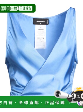 潮奢 Dsquared2 二次方 女士 上衣 blue蓝色 舒适时尚