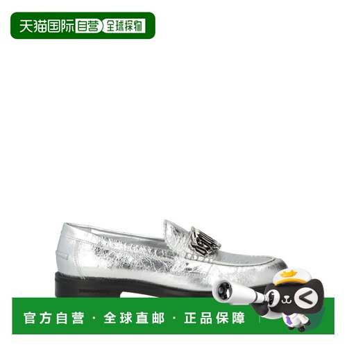 Dsquared2 二次方 女士 乐福鞋 metal金属色 舒适时尚