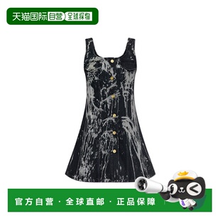GANNI 女士连衣裙 J15976658006 SS2025 黑色 Denim dress