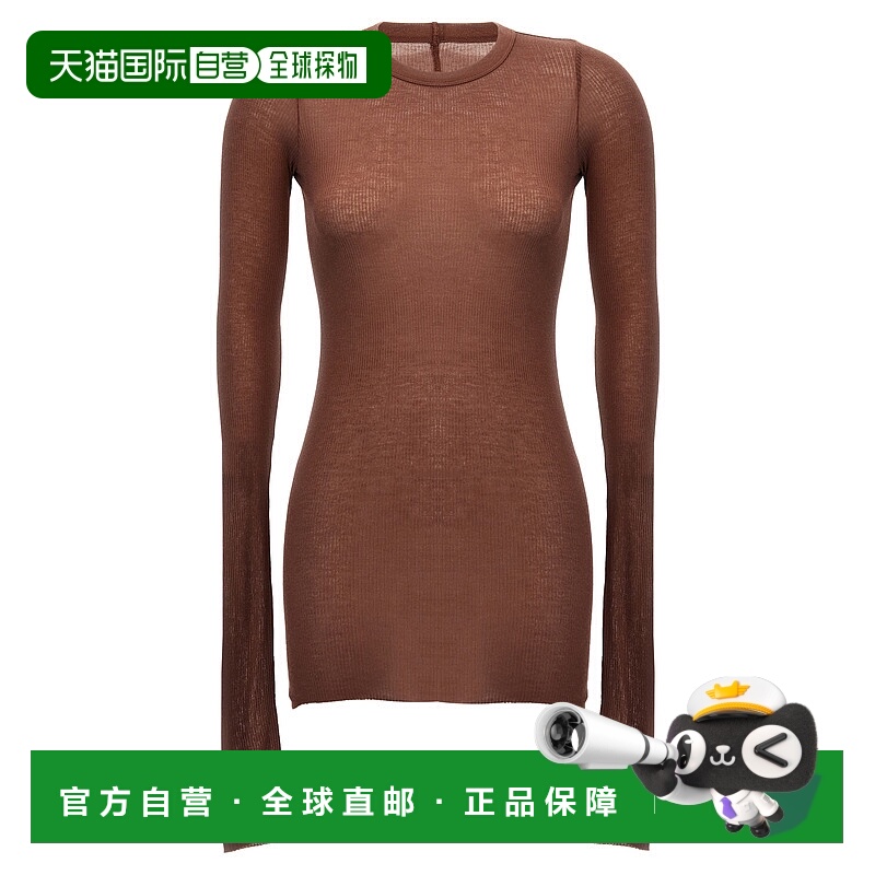 1h可退 RICK OWENS 女士T恤 RP02E4202RC13 SS2025 粉红色