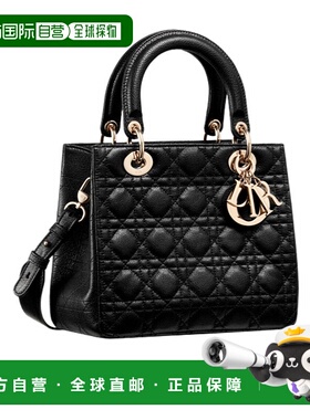 DIOR 女士手提包 M0619ONUHM900 SS2025 新款黑色斜挎包迪奥