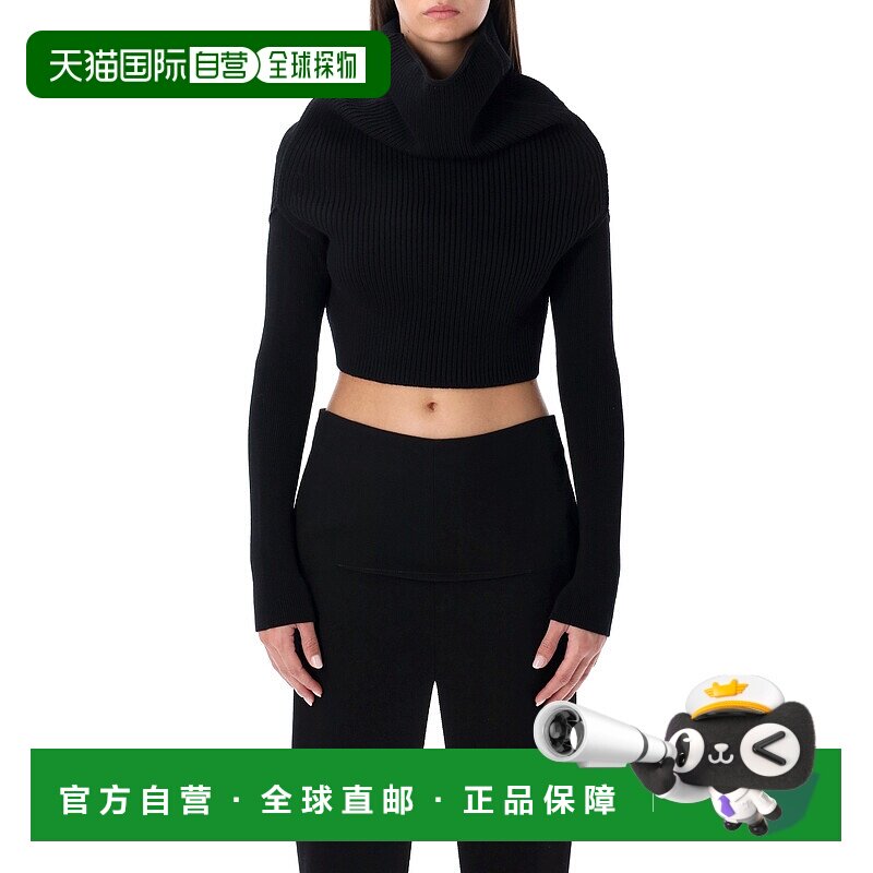 RICK OWENS 女士针织衫 RO02E4675KWVH09 AW2025 黑色