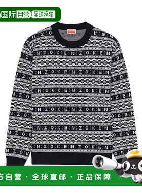 KENZO 男士针织毛衣 FC65PU3213CJ99 SS2024 黑色 KENZO MEN'S FC