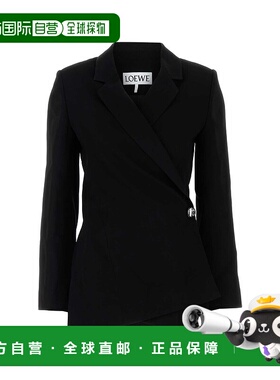 LOEWE 女士西服 S359Y03XA6BLACK AW2025 黑色外套西装