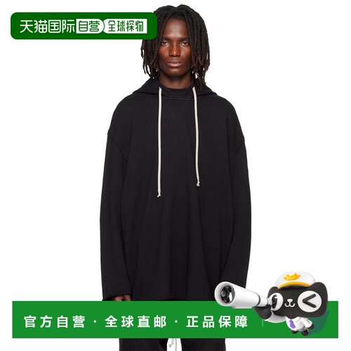 rick owens 瑞克 欧文斯 DRKSHDW 男士 黑色 Tower Peter 连帽衫