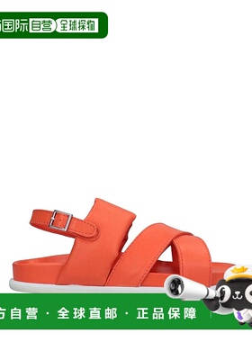 1h可退 潮奢 Inuikii 女童 凉鞋童鞋 orange橙色 舒适时尚