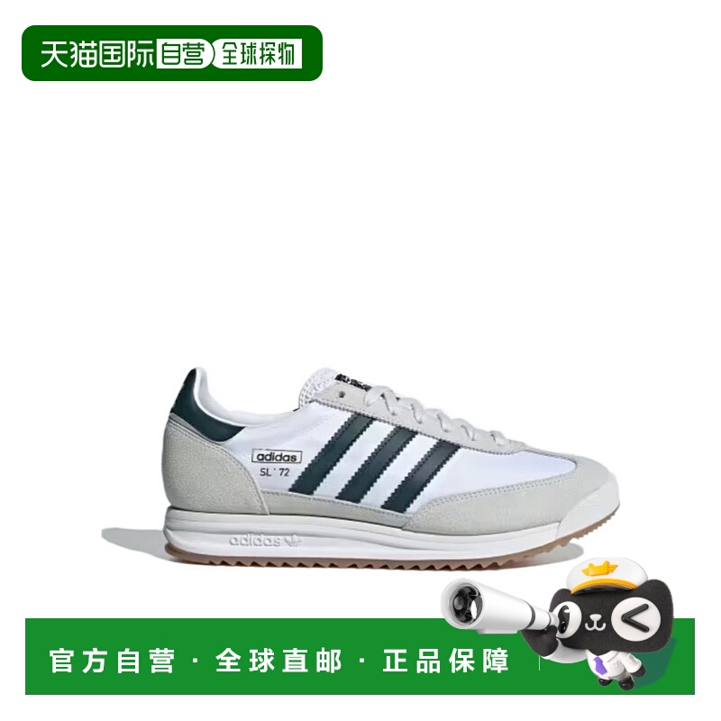 1h可退 ADIDAS 男士运动鞋 JQ9555 AW2025 白色 SL 72 RS 系带运