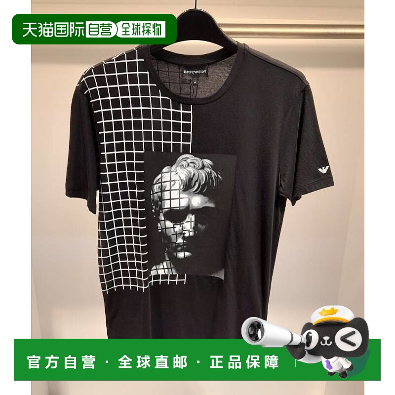 1h可退 EMPORIO ARMANI 男士T恤 R1T18JR1Q4J999 AW2021