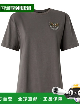 PINKO 女士T恤 105526A33FK10 SS2026 灰色 STREPITOSO T-SHIRT J