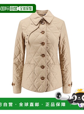 BURBERRY 女士羽绒服 8100659A4170 SS2025 浅棕色 Burberry Quil