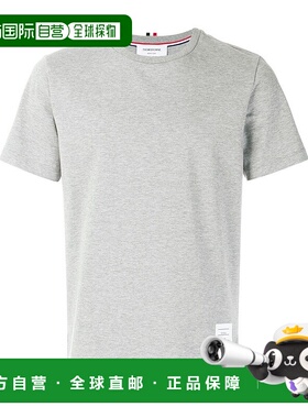 1h可退 潮奢 Thom Browne 汤姆 布朗 男士 logo标志T恤 MJS067A00