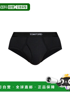 1h可退 TOM FORD 男士内裤 T4LC114100002 CO 黑色 Briefs with l