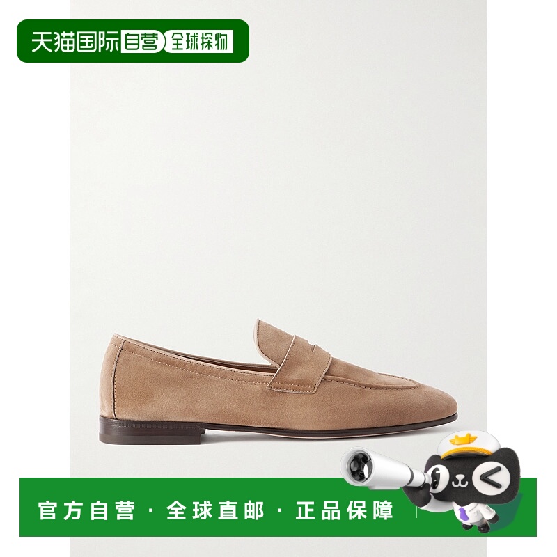 潮奢 Brunello Cucinelli 布内罗 古奇拉利 男士 圆头乐福鞋 MZUC