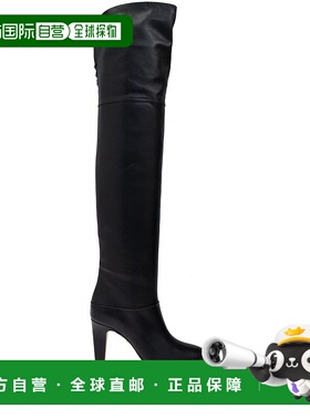 CHLOÉ 女士高跟鞋 C24A03PMF001 CO 黑色 EVE过膝靴一脚蹬