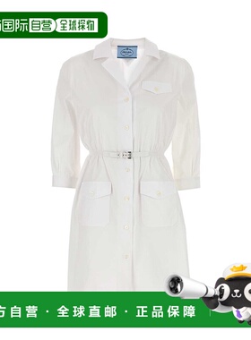 PRADA 女士连衣裙 P3N15ESOOO1XV2F0009 AW2025 白色