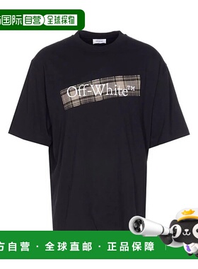 OFF-WHITE 男士T恤 OMAA120F25JER00N1001BLACKWHITE