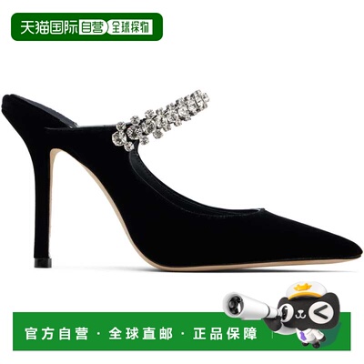 Jimmy Choo 周仰杰 女士 黑色 Bing 100 高跟鞋 BING100NERO单鞋