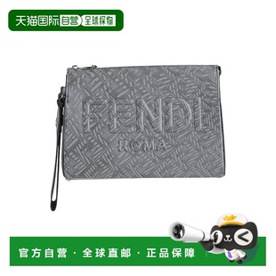 芬迪 男士 手袋 1h可退 舒适时尚 Fendi blue蓝色 潮奢