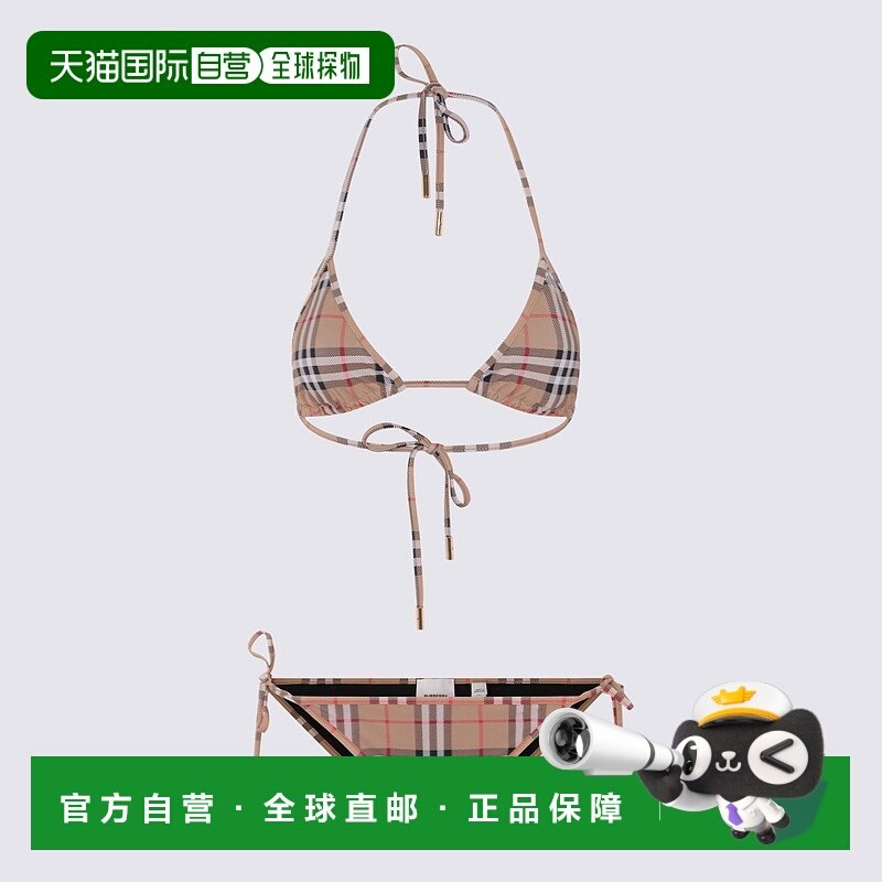 BURBERRY 女士帽子 8009008A5145 AW2025 浅棕色 BURBERRY Check